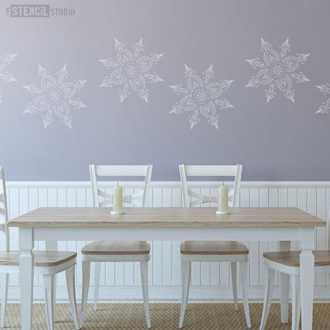 Large Wall Stencils From The Stencil Studio - Indian Star Stencil for decorating walls