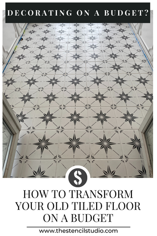 How to Transform your old floor tiles on a budget