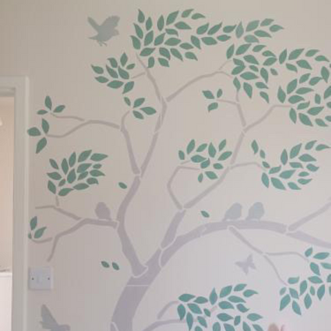 Nursery Tree Stencil Pack