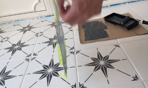 Stow Star Tile Stencil