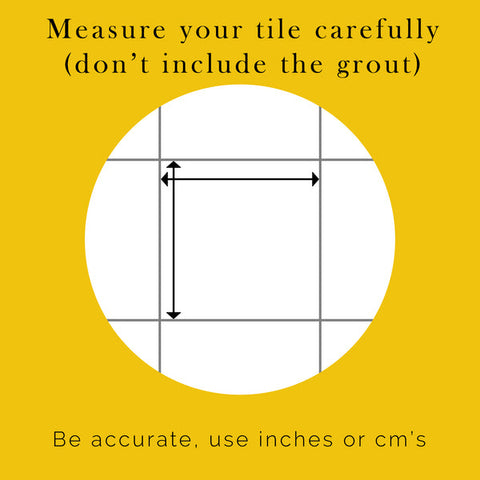 How to Measure your Tiles for a Tile Stencil