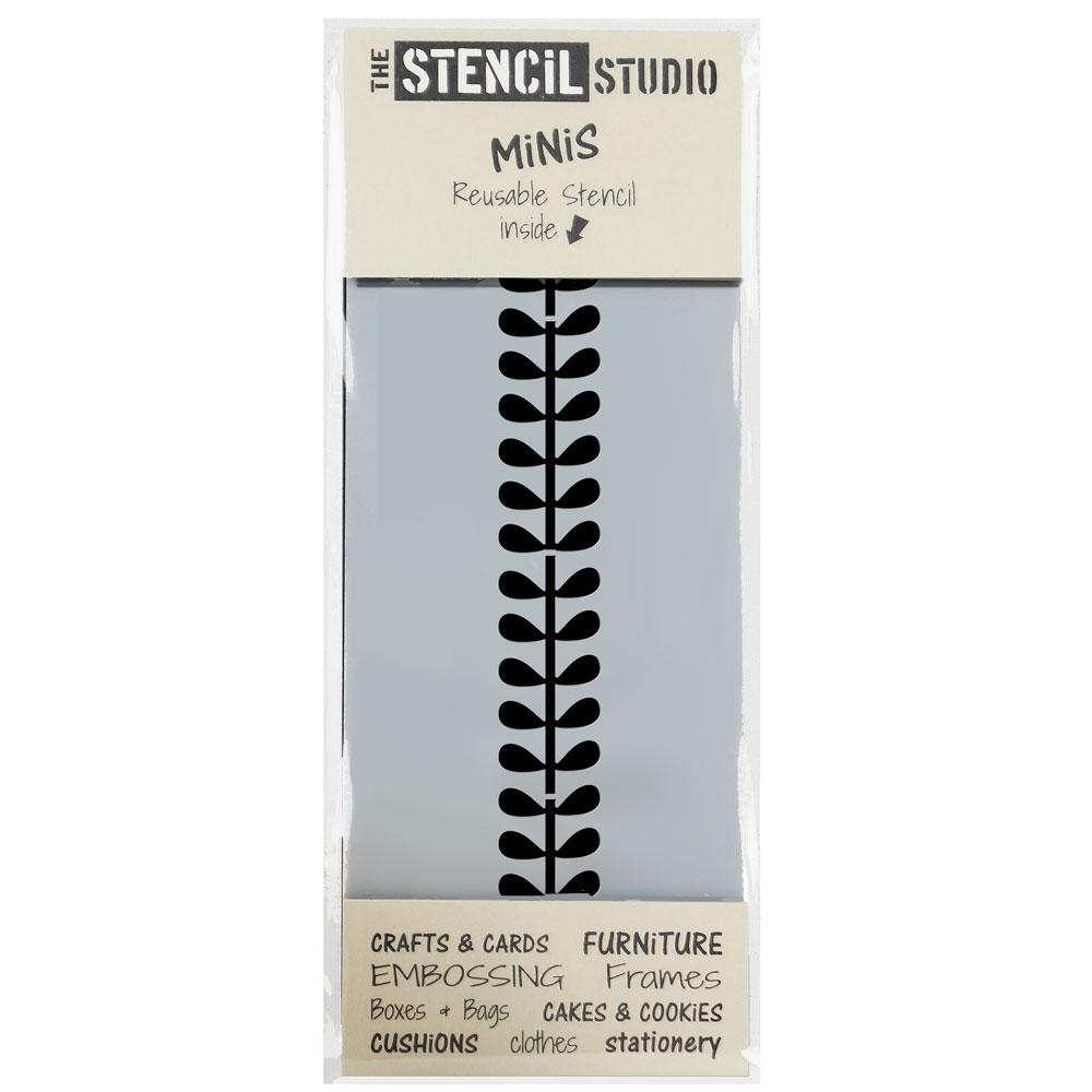 Stencil MiNiS - Leaf Border Stencil, stencils for furniture, crafts &  DIY 10534