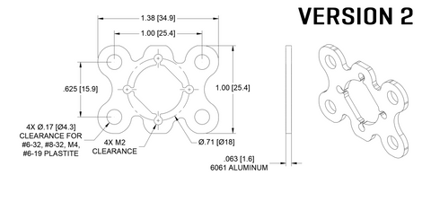 Motor mount plate V2 diagram