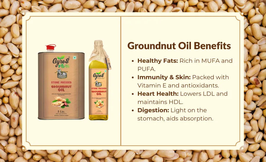 is cold pressed groundnut oil good for health