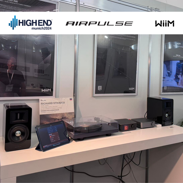 Airpulse A100 and WiiM Ultra showcased at the High End Munich Show
