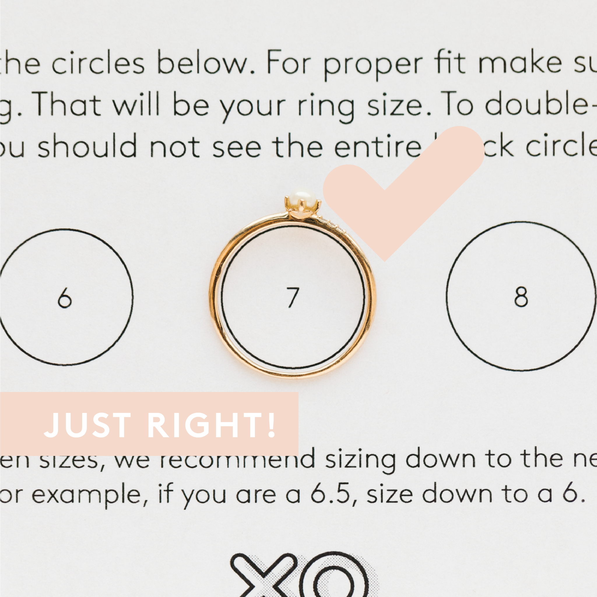 Size 5 Ring Chart