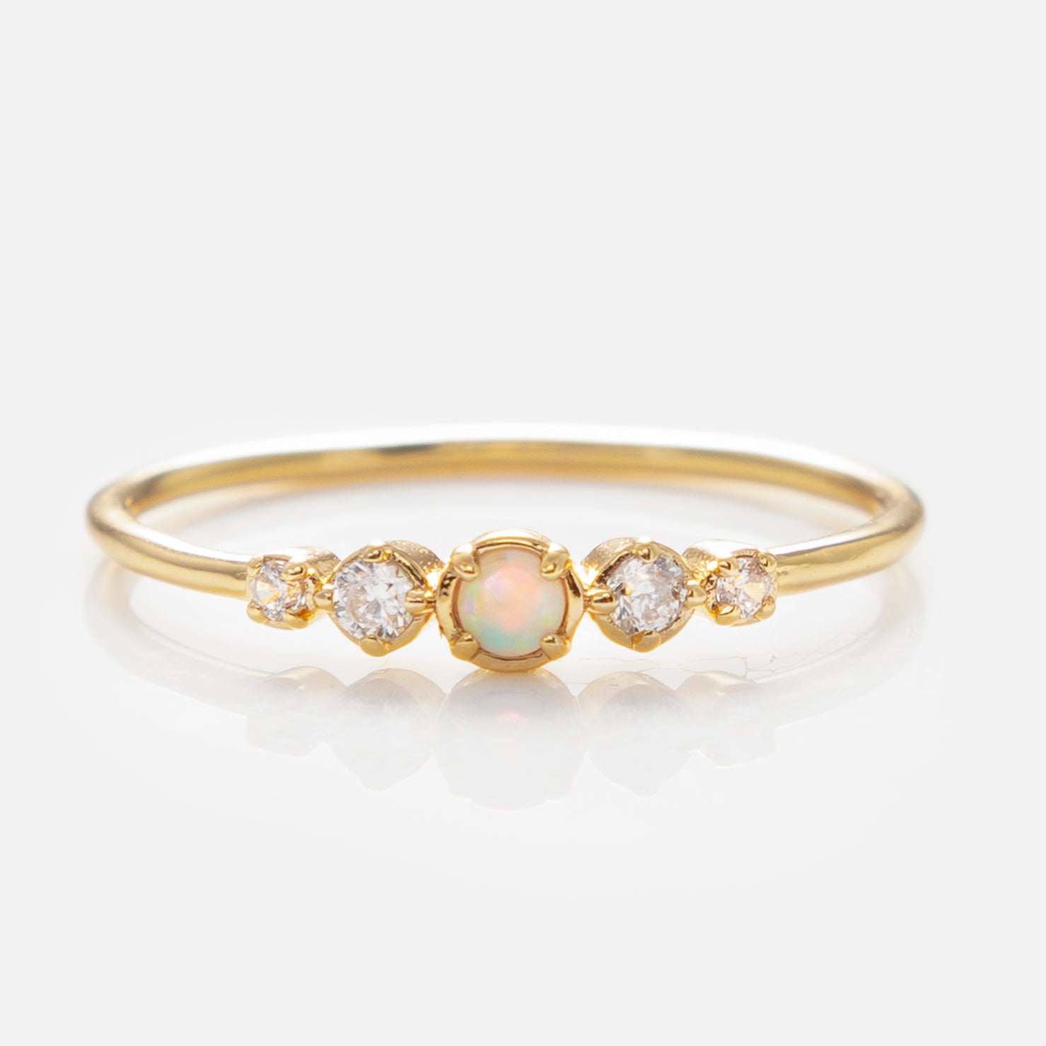 Opal Stacking Ring