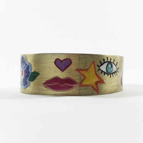 Doodle cuff by Susan Alexandra