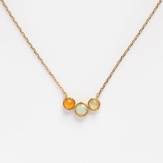 Solid Gold Chakra Necklace  Local Eclectic – local eclectic