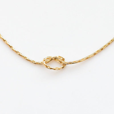 Delicate Gold Knot Necklace | Local Eclectic