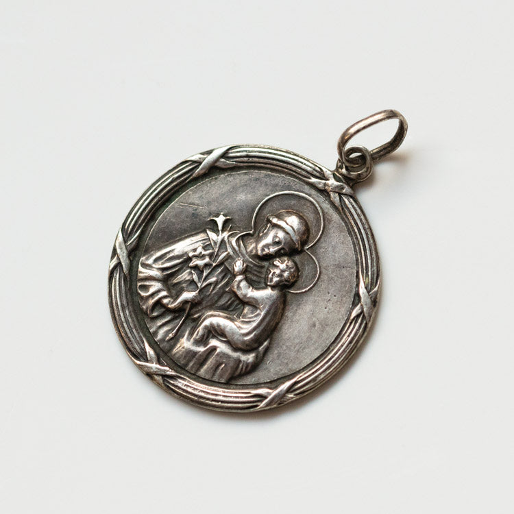 Vintage Sterling Silver St. Anthony Charm