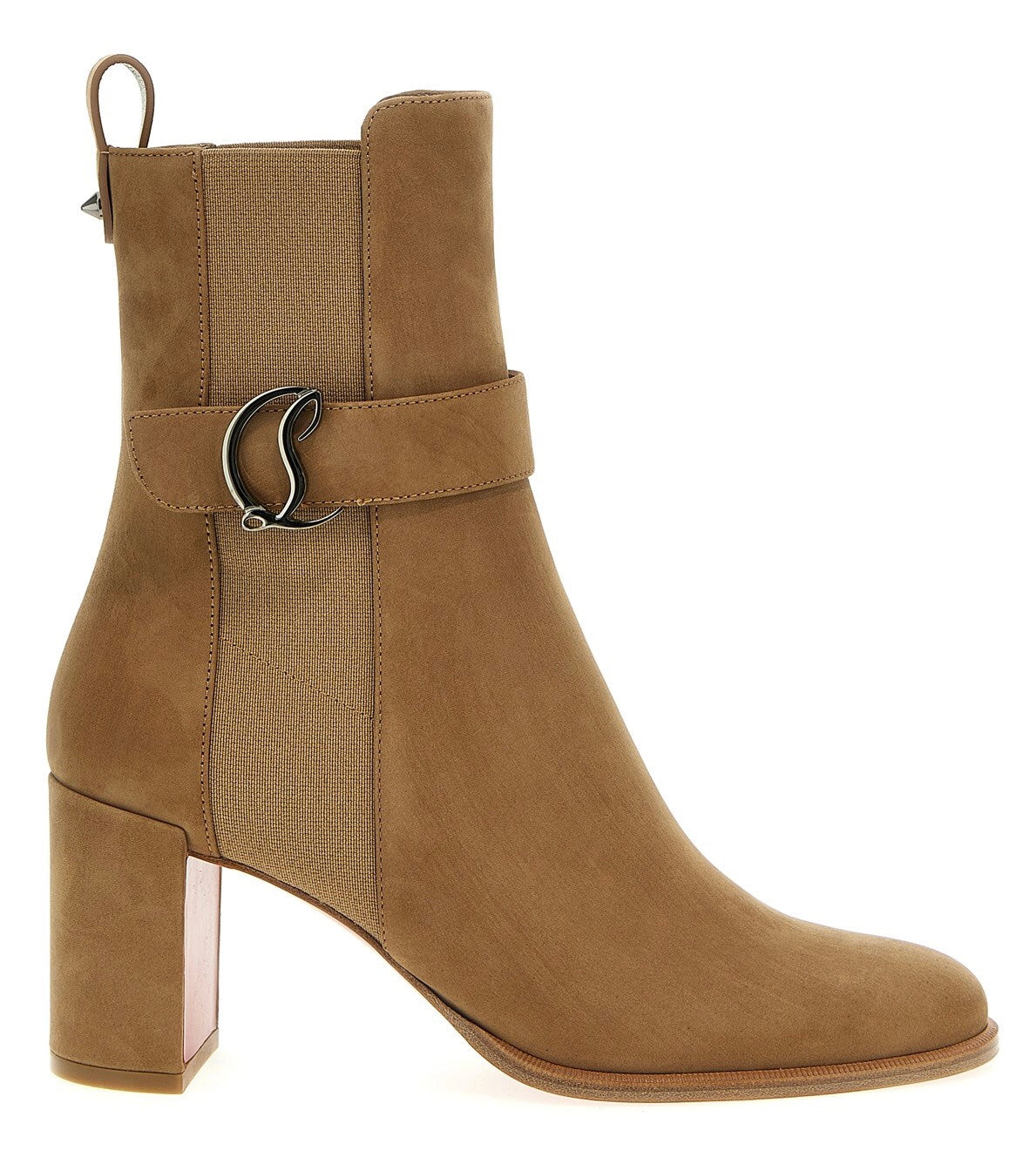 CHRISTIAN LOUBOUTIN CL LEATHER ANKLE BOOTS | JACQUESTINE BOUTIQUE