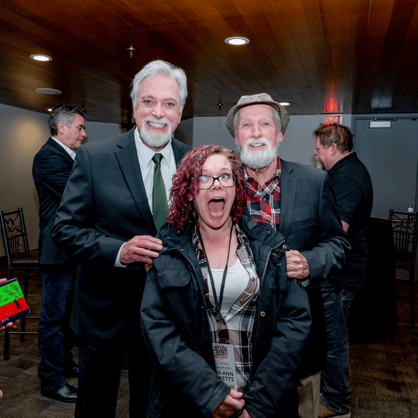 Steve Smith with fans at the Canadian Comedy Hall of Fame Gala