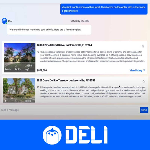 Deli AI Home Search