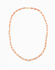 Collier ancien corail et pierres de lune “Nur”