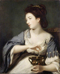 Kitty Fisher as Cleopatra Dissolving the Pearl by Sir Joshua Reynolds