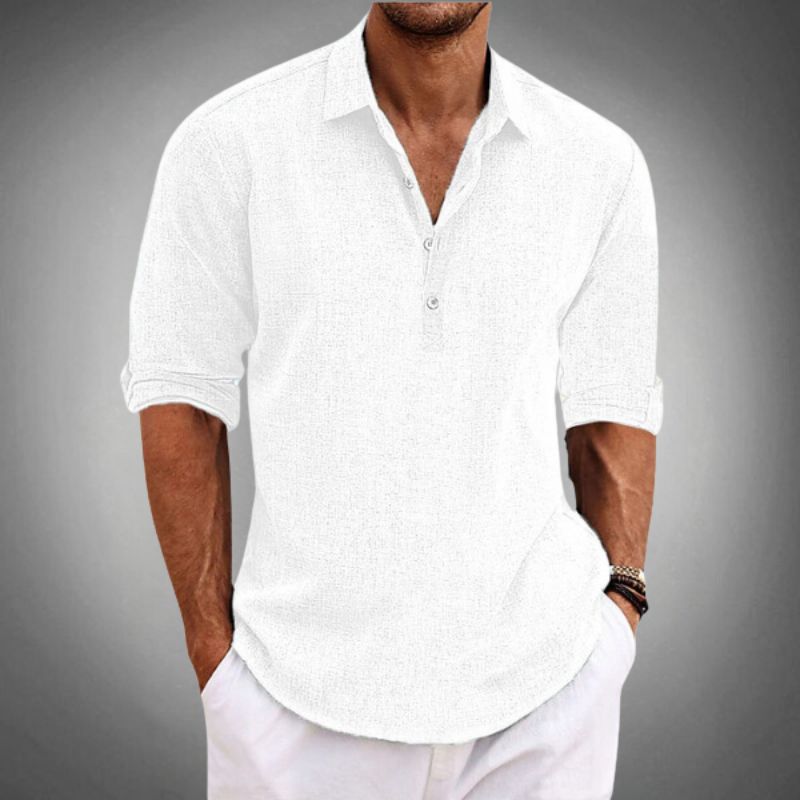Variant image for Ricardo Herren Polo Shirt – Atmungsaktiv aus 100% Leinen, Stilvoll und Lässig-29