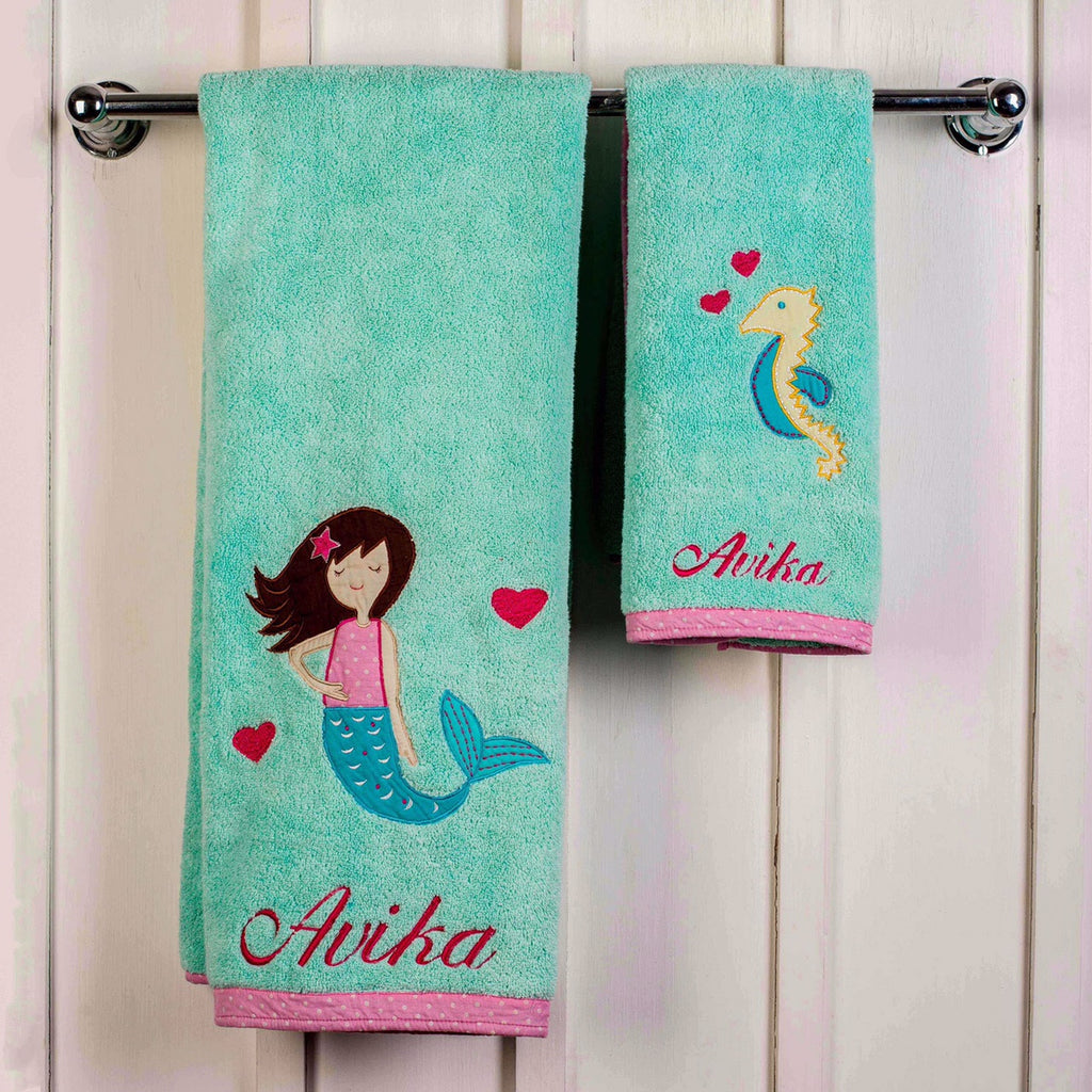 personalised kids towels