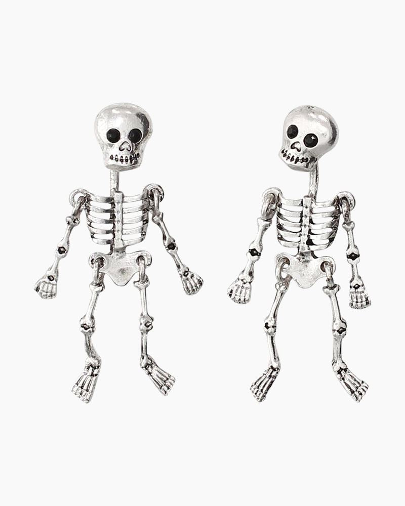 Silver dangling skeletons