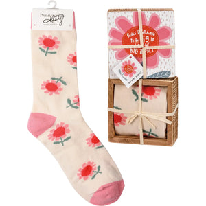 A Big Impact Box Sign and Sock Set - Hometown Mercantile on the Square