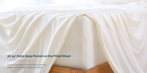 Shop Gokotta's Luxurious Deep Pocket Soft Bamboo Sheets for Ultimate Comfort and Eco-Friendly Bedding