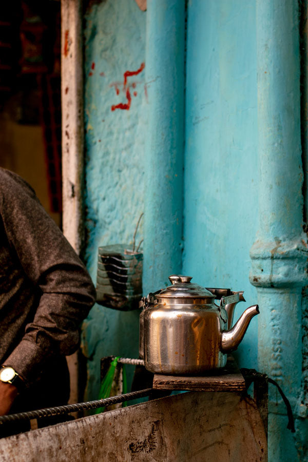 vendeur de chaï en Inde