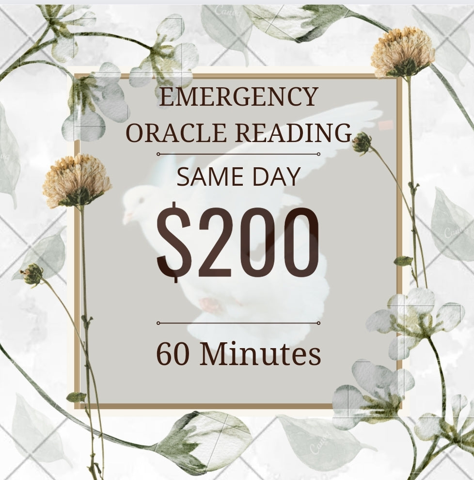 EMERGENCY ORACLE READING