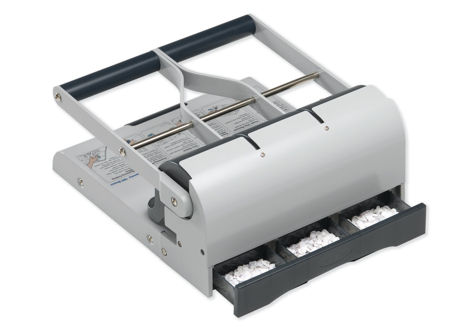 Swingline 74532 28-Sheet Commercial Electric Two-Hole Punch, Fixed 1/4 Inch  Holes, Platinum 