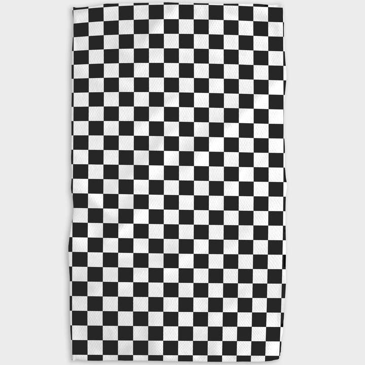 GEOMETRY CHECK IT KITCHEN TEA TOWEL