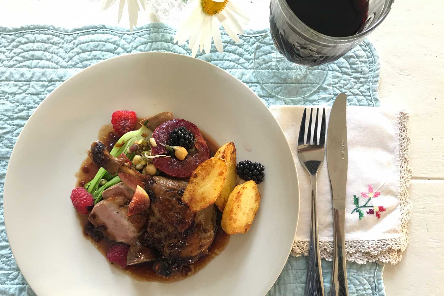 De Grendel Wines Chef Ian Bergh Duck Confit Recipe