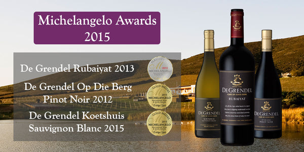 De Grendel Michelangelo Awards 2015