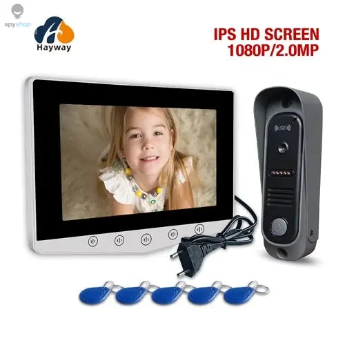 1080P Video intercom System DoorPhone for Home TUYA Wireless WiFi Smart with Infrared night vision doorbell Motion detection Spy-shop.com