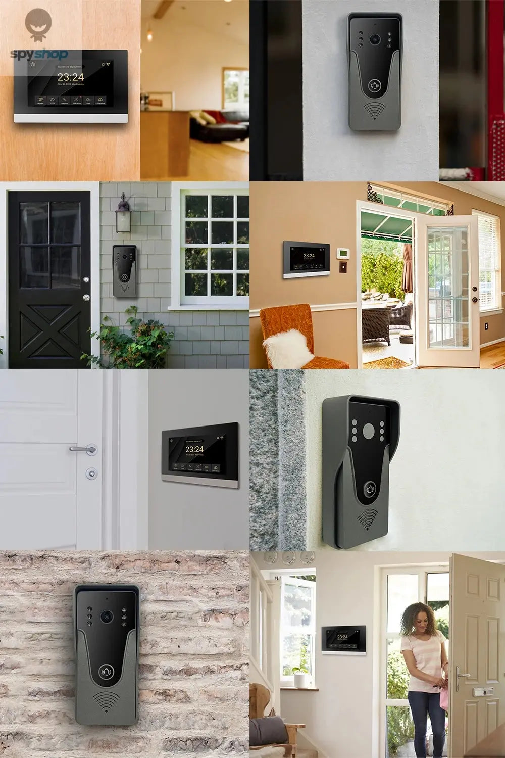 1080P Video intercom System DoorPhone for Home TUYA Wireless WiFi Smart with Infrared night vision doorbell Motion detection Spy-shop.com