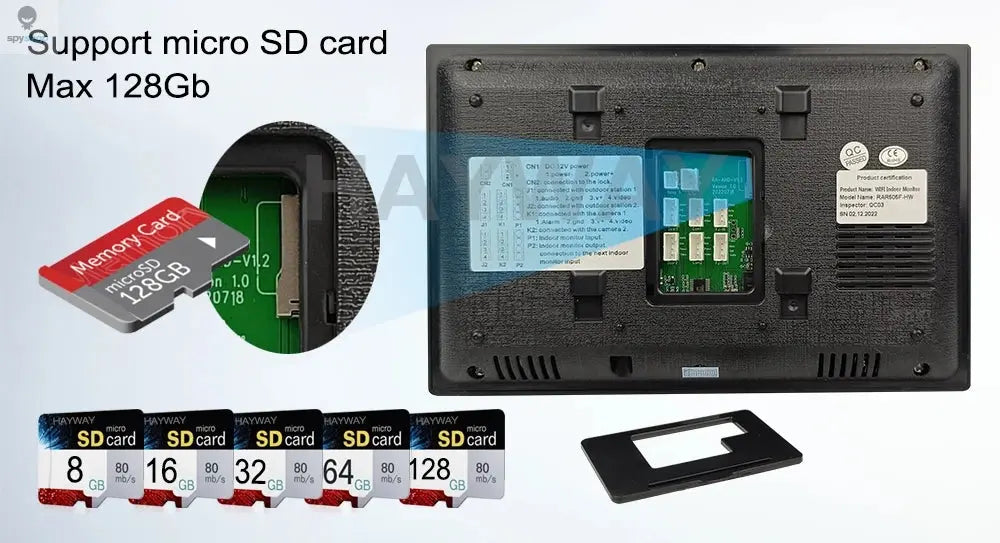 1080P Video intercom System DoorPhone for Home TUYA Wireless WiFi Smart with Infrared night vision doorbell Motion detection Spy-shop.com