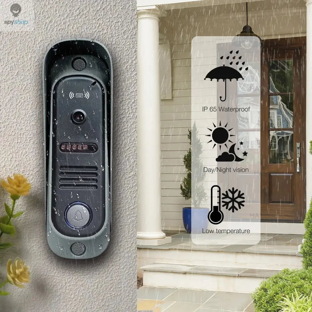 1080P Video intercom System DoorPhone for Home TUYA Wireless WiFi Smart with Infrared night vision doorbell Motion detection Spy-shop.com