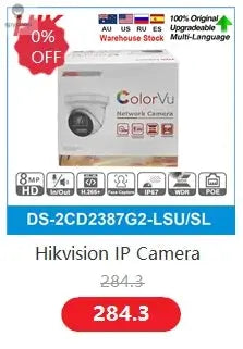 Dahua 8MP IP Camera 4K PoE IPC-HDW2849T-S-IL Mini Dome Built-in Mic IP67 Smart Dual Light Ful-Color IR Surveillance Video IPC Spy-shop.com