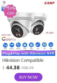 Hikvision Compatible 8MP ColorVu PTZ IP Camera 5X Zoom PoE 2-way Audio SD Card slot Surveillance IP Camera APP Remote Spy-shop.com