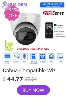 Hikvision Compatible 8MP ColorVu PTZ IP Camera 5X Zoom PoE 2-way Audio SD Card slot Surveillance IP Camera APP Remote Spy-shop.com
