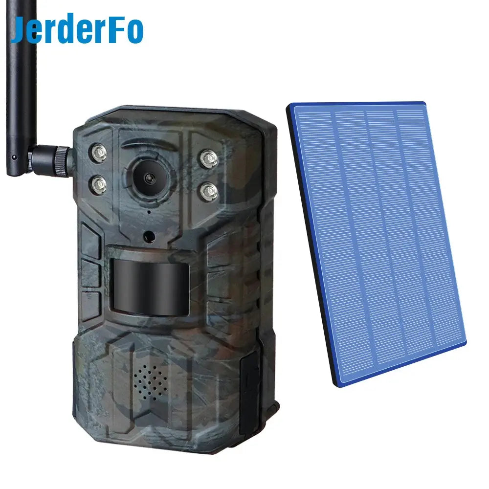 JerderFo Ucon H2 H6 Cellular 4g Lte Deer Hunting Camera Long Battery Life Game Camera Trail Camera Wildlife No Glow Solar Panel Spy-shop.com