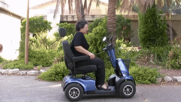 AFIKIM Afiscooter C4 Breeze 4-Wheel Electric Mobility Scooter Extended Range For Everyday Use by AFIKIM