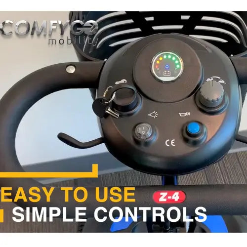 User-Friendly Controls for Z-4 Ultra-Light Electric Mobility Scooter