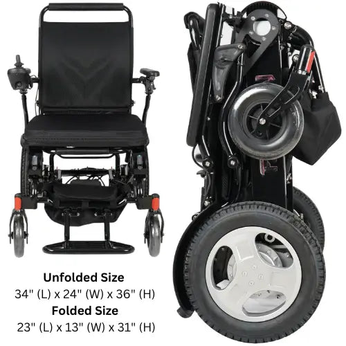 Compact and Travel-Ready Design of the Falcon Foldable Power Wheelchair