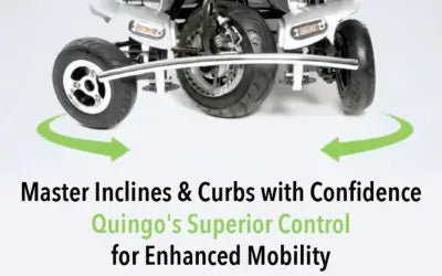 Quingo Flyte MK2 5 Wheel Mobility Scooter