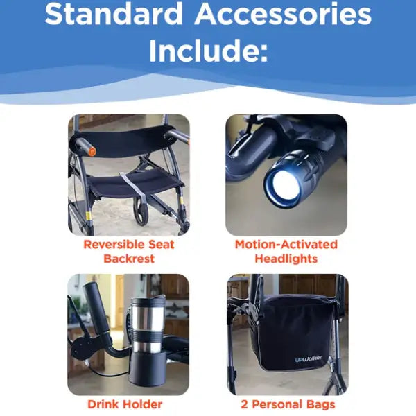 Built-in Lights, Dual Storage, and Cup Holder