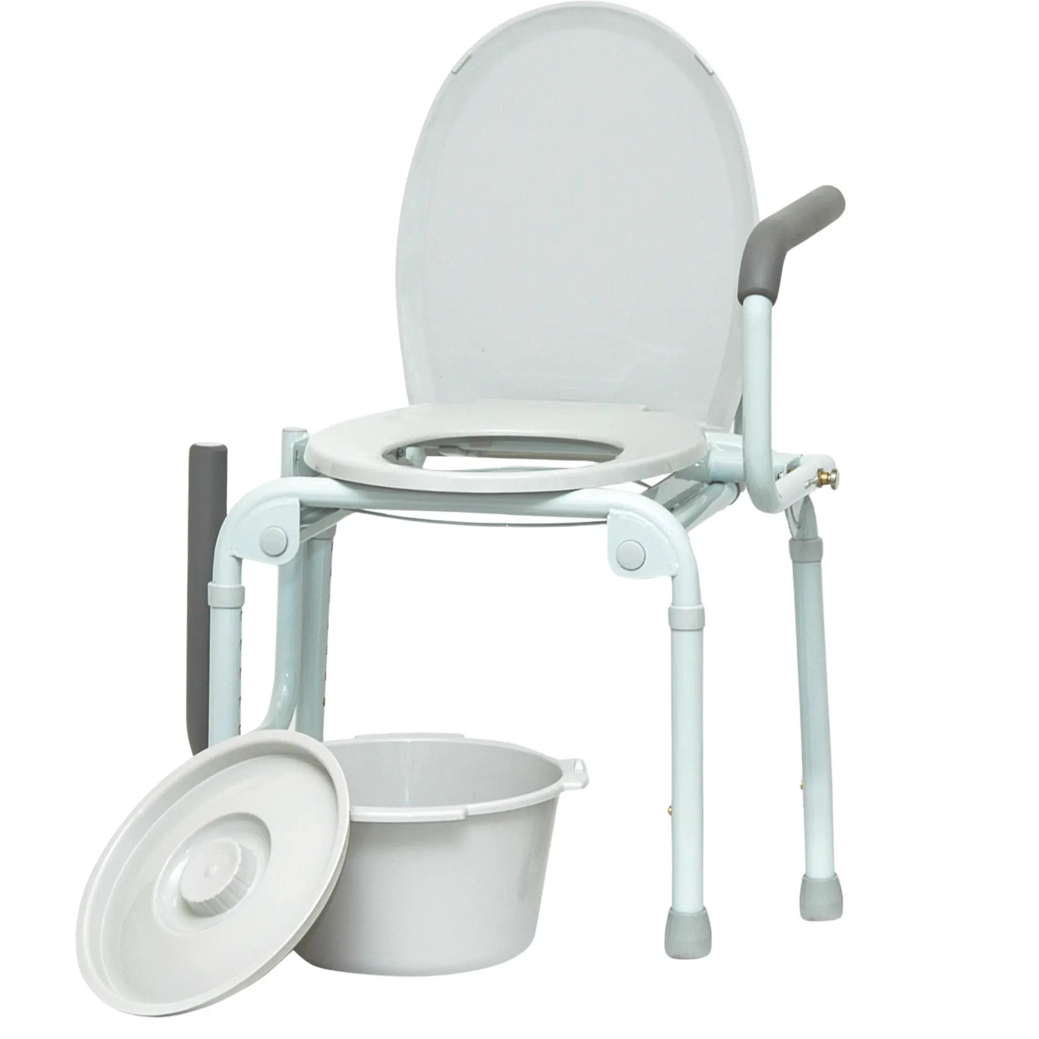 ProBasics Steel Drop-Arm Commode - 300 lb Weight Capacity