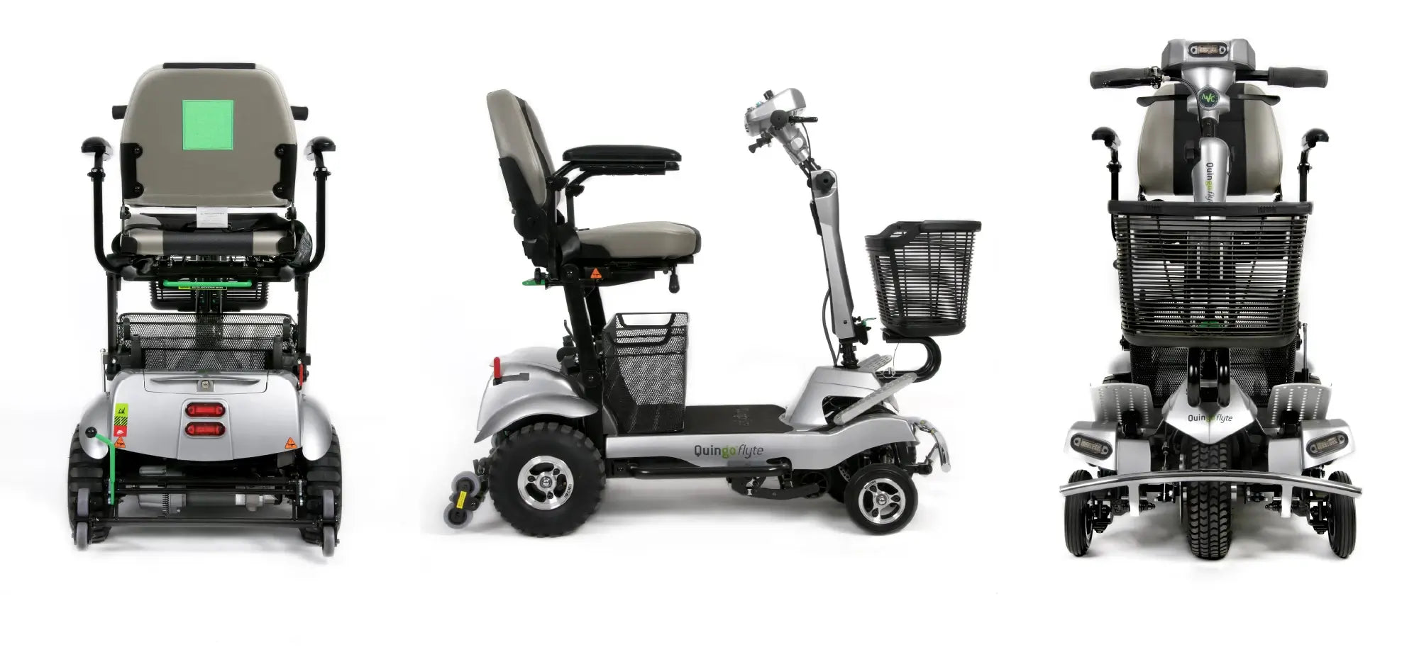 Quingo Flyte MK2 5 Wheel Mobility Scooter with Self Loading Ramp