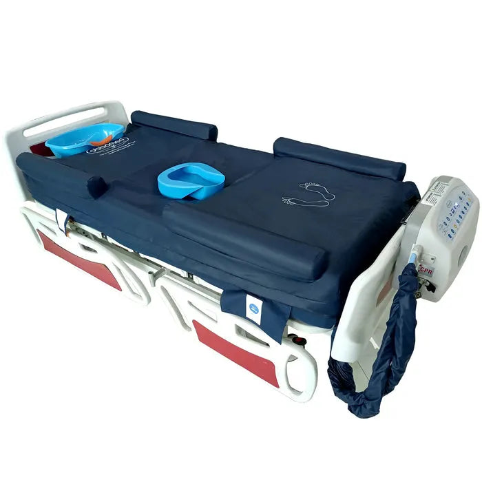 ObboMed UltraAir Medical Air Mattress - 15°–40° Rotation, Easy-Go Hygiene System, and Massage