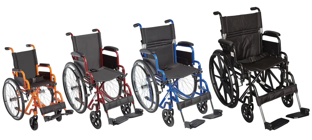 Ziggo Pediatric Manual Lightweight Wheelchair - Sizes