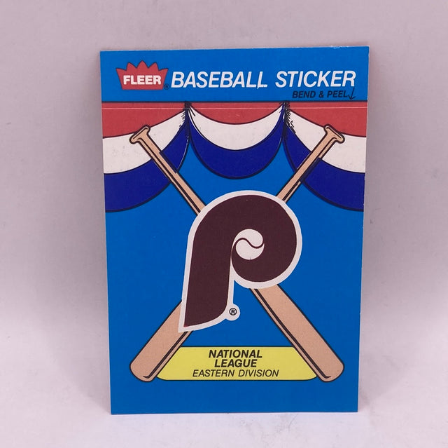 Fleer Atlanta Braves Sticker Sports Card – S and E Hobbies and Collectables