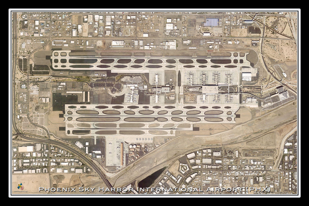 phoenix airport map